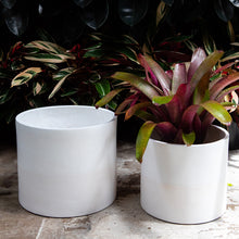 Load image into Gallery viewer, Sienna White Cylinder Pots Set of 2
