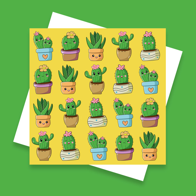 Happy Cactus Card