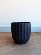 Load image into Gallery viewer, Slater Egg Pot Navy Blue Terrazzo
