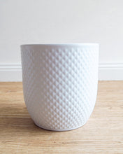 Load image into Gallery viewer, JERSEY Pot Small Diamonds White

